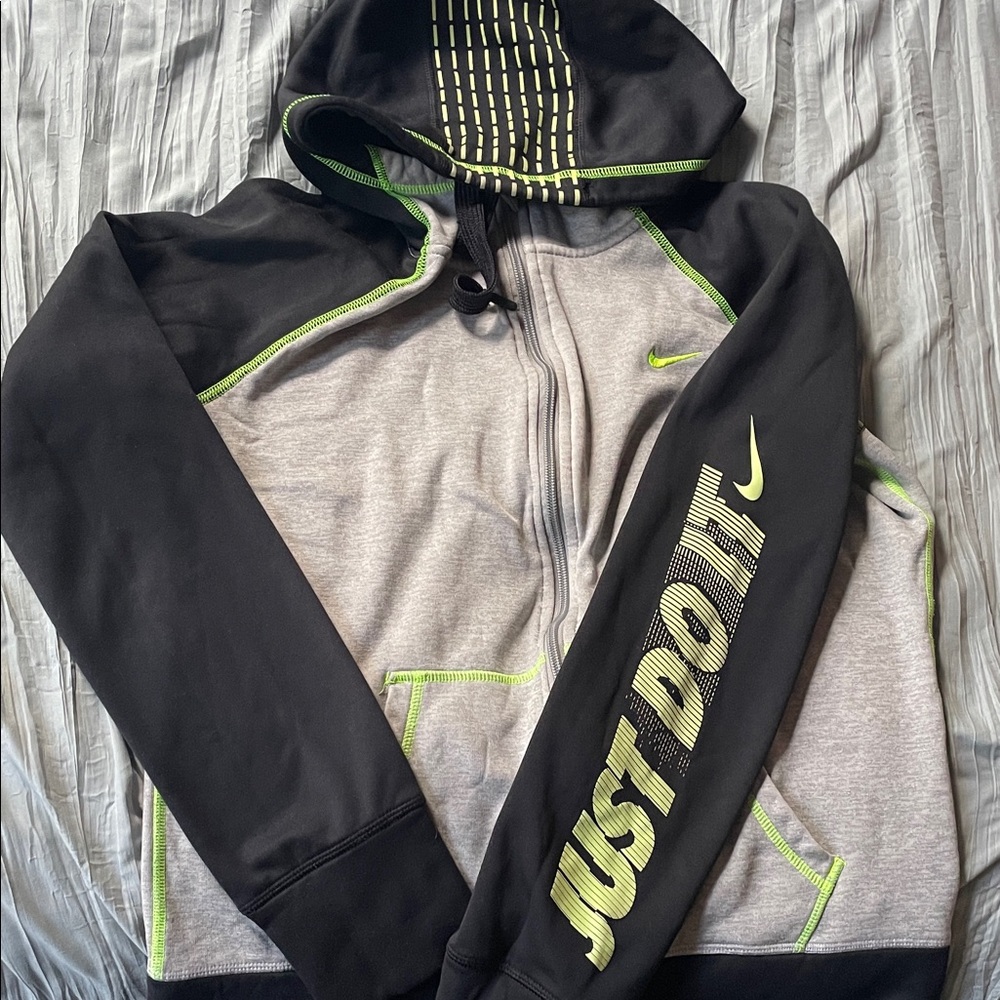 Nike Black and Gray Women's Jacket